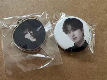 INI XQUARE 오자키 타쿠미 미니 부채 캔뱃지