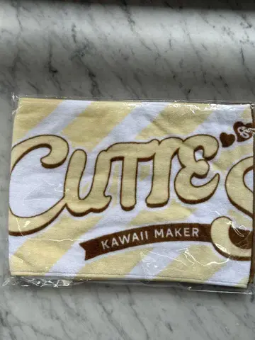 CUTIE CUTIE STREET 머플러 타월 신상품 굿즈 미개봉 새상품