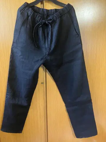 저널 스탠다드 노르만디 린넨 팬츠 테이퍼드 블랙 M
