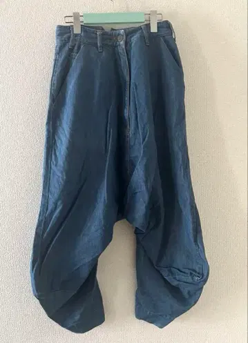 비비안 웨스트우드 사루엘 데님 변형 팬츠