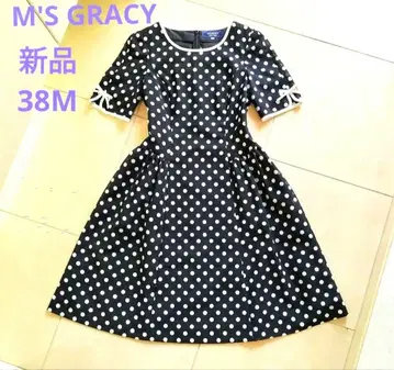 M'S GRACY 새상품 38M 도트 원피스
