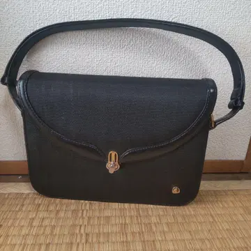 GENUINE HORSE HAIR 블랙 핸드백