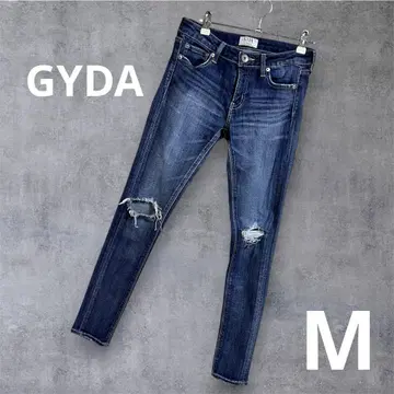 새상품급 GYDA 제이다 데미지 데님 스키니 청바지 M