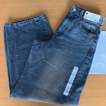 지유 배럴 레그 청바지 M 사이즈