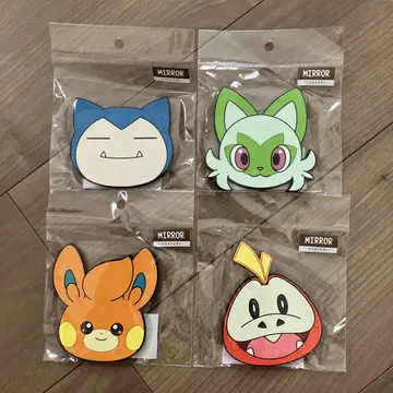 포켓몬 몬스터 실리콘 거울 4개 세트