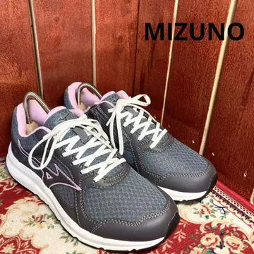 Mizuno 그레이/핑크 스니커즈 23.5cm B1GF220103