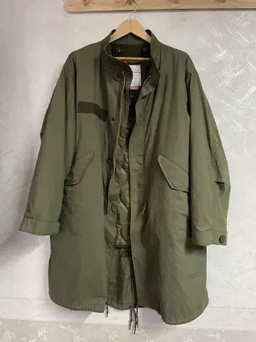 미사용 백넘버 M-65 모즈 코트 라이너 포함