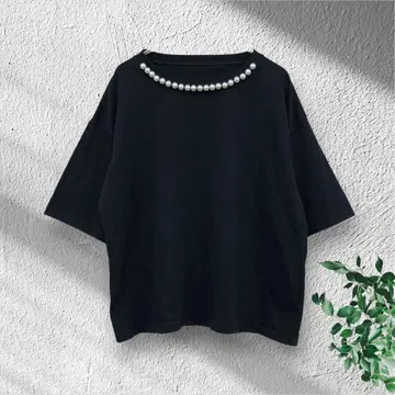 지라 GeeRA 펄 반팔 티셔츠 컷소 [LL] 블랙