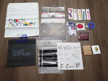 back number 팬클럽 굿즈 세트