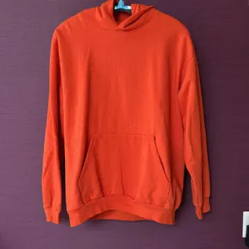 오렌지 XL 후드티 Made in USA