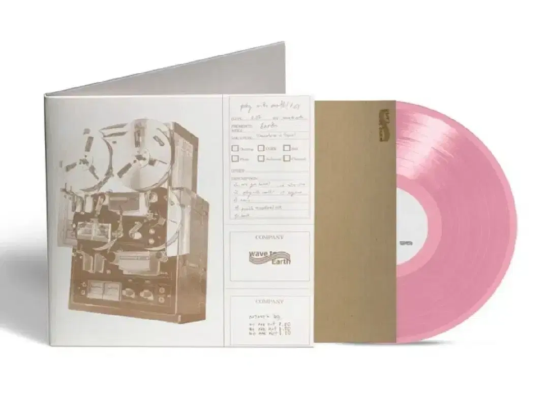 Wave to earth Lp Pink Vinyl