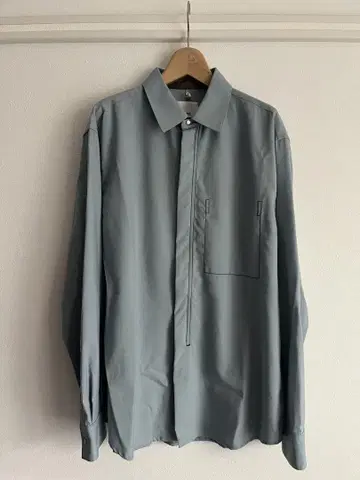 OAMC/21SS/IAN SHIRT/울 셔츠/S/블루