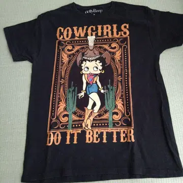 Betty Boop 카우걸 티셔츠 M