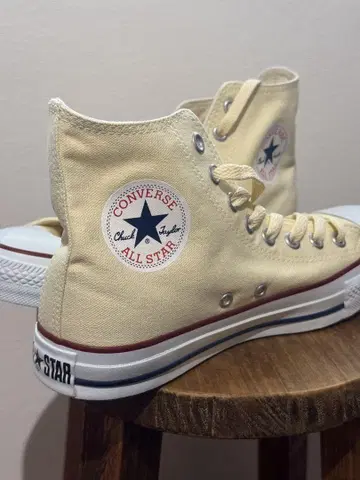 컨버스 올스타 하이 화이트 / 25.5cm