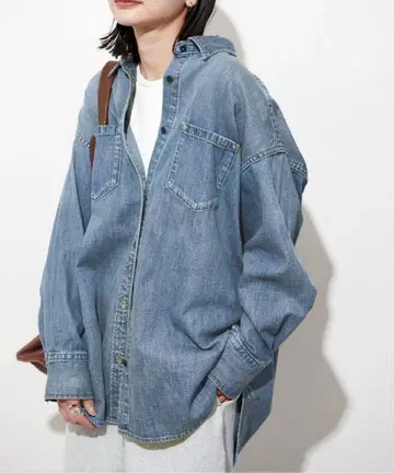 JOURNAL STANDARD 라이트 온스 데님 셔츠