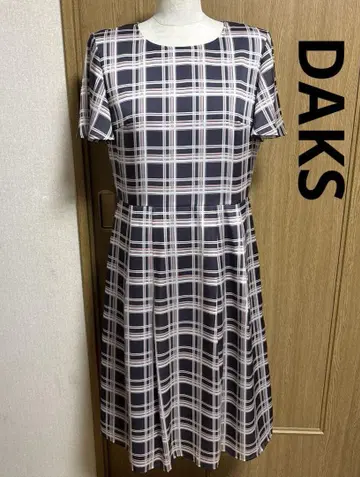 닥스 DAKS 체크 무늬 원피스 40