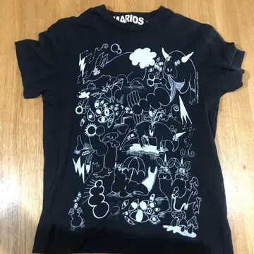 MARIOS 블랙 티셔츠 M