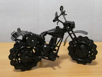 메탈 크라프트 바이크 오브제 올 블랙