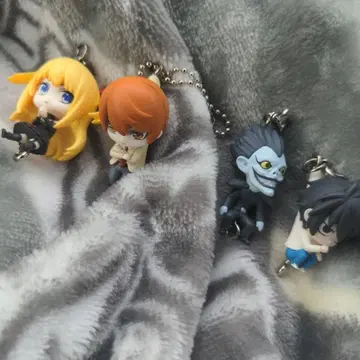 DEATH NOTE 데스노트 집어 연결 마스코트 4개 세트