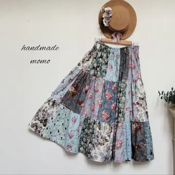 handmade 패치워크 스커트 캉캉 스커트 free