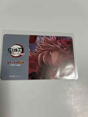 귀멸의 칼날 다이닝 복권 포인트 카드 도우마