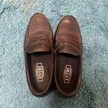 ENTRY 블랙 로퍼 25.5cm