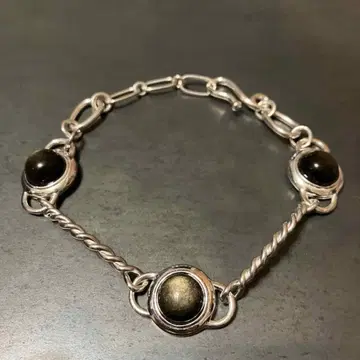 SILVER925 ONYX BRACELET/실버/팔찌