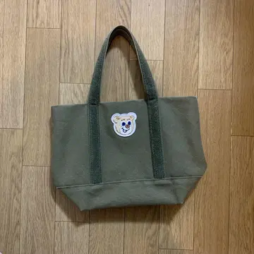 라브라리 바이 페이러 올드 테디 와펜 토트백 다크 그린