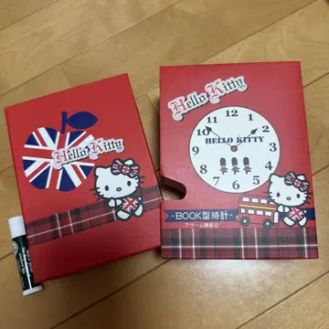 헬로키티 런던 디자인 탁상시계 산리오
