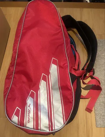 Mizuno 테니스 라켓 백 레드/블랙
