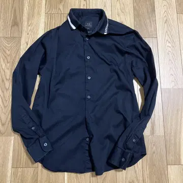 Armani Exchange 긴팔 셔츠 XS 네이비