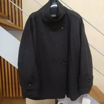 MACHATT 울 다크 그레이 코트