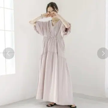 mystic 드로스트 개더 원피스