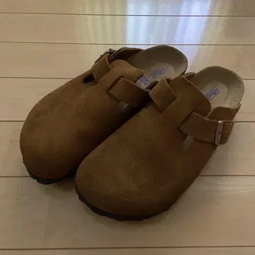 BIRKENSTOCK 빌켄 보스턴 스웨이드 브라운