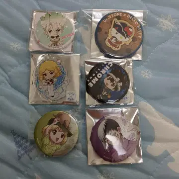 Dr.STONE 캔뱃지, 아크릴 키링 세트