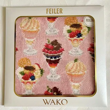 페이러 와코 한정 손수건 WAKO PARFAIT 미사용 새상품 페이러