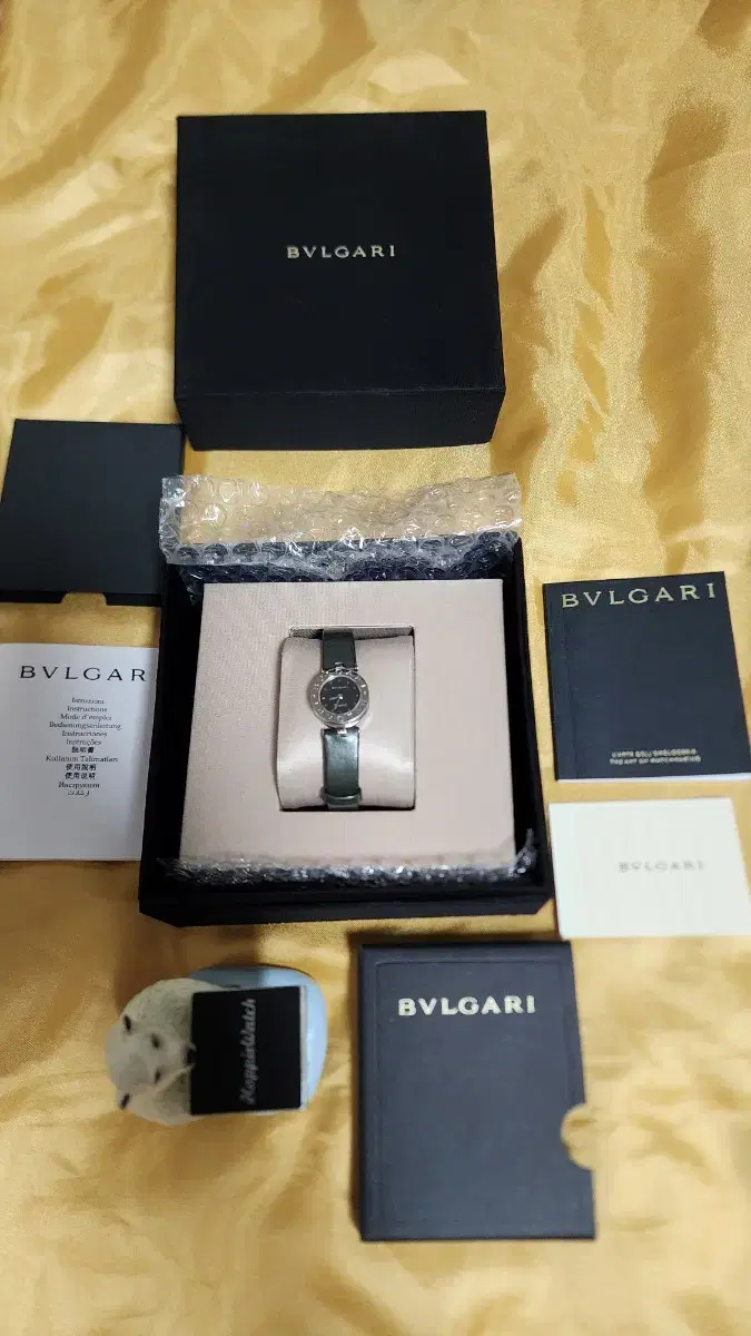 불가리 BVLGARI 비제로원  불랙다이얼 올리브그린밴드 [정품]시계