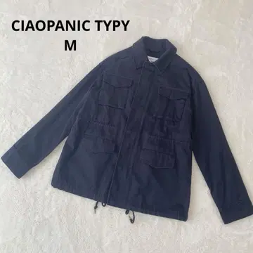차오패닉 티피 밀리터리 자켓 네이비 허리 마크 M