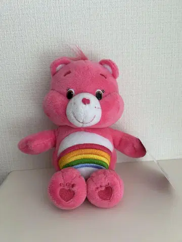 케어 베어 핑크 봉제 인형