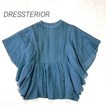 DRESSTERIOR 핀턱 플레어 블라우스