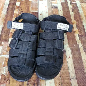 SHAKA 블랙 스포츠 샌들 24cm