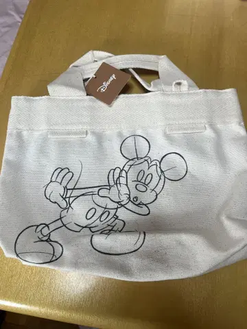 미사용 새상품 genten 미키마우스 토트백