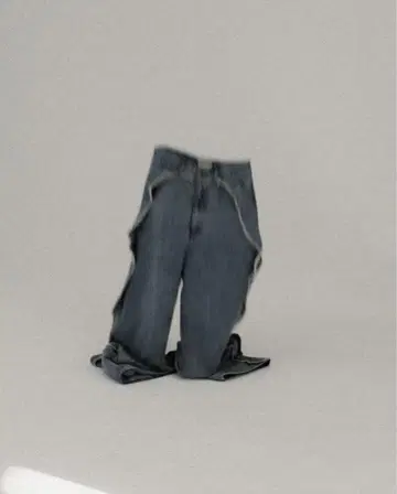 S 사이즈 RUFFLE DETAIL DENIM PANTS Eaphi