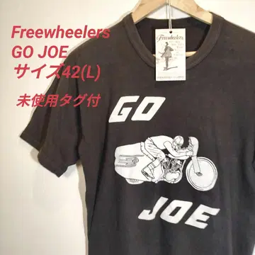 Freewheelers GO JOE 티셔츠 사이즈 42(L) BLACK