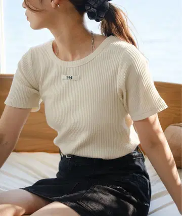 Kastane 니트 택 리브 TEE