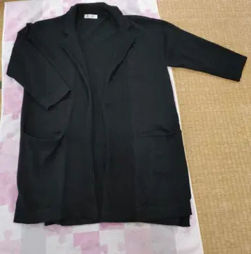 tk TAKEO KIKUCHI 블랙 롱 가디건
