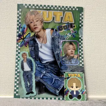 YUTA 클리어 파일 2장 세트 스티커 포함