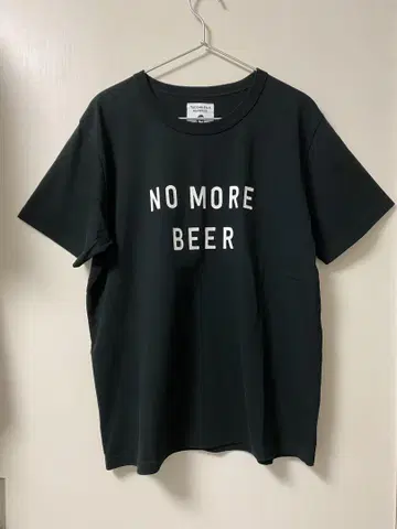 타코마후지 레코드 NO MORE BEER 반팔 티셔츠 블랙 M 사이즈