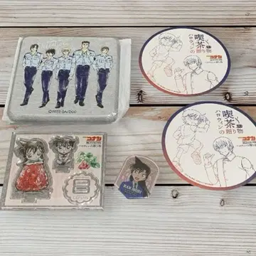코난 경찰 학교 코스터 외 5종 세트