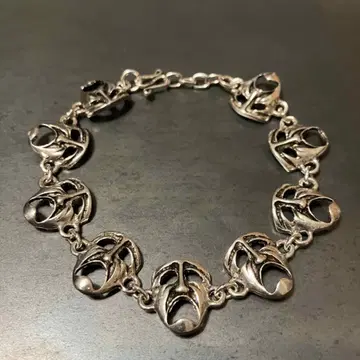 SILVER925 FACE BRACELET / 실버 / 팔찌